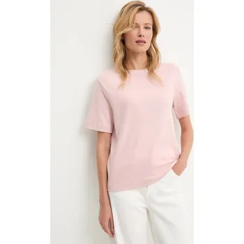 Bavlněné tričko Answear.LAB dámské, růžová barva KR.16746.TOS 30X, vel. S