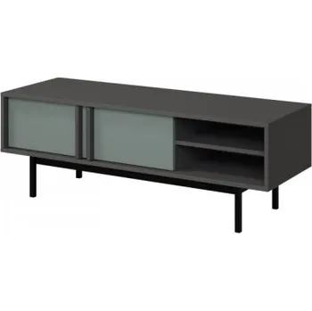 Televizní stolek TV stolek/skřínka Wektus 2D WK10, Barva: antracit / aloe MIRJAN 5903211425073
