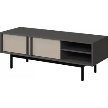 TV stolek/skřínka Wektus 2D WK10, Barva: antracit / světle béžová MIRJAN 5903211425080
