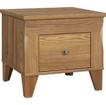 Noční stolek Bergen - Black Red White - BRW Modřín Sibiu Zlatý 50x45 cm