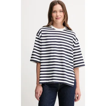 Bavlněné tričko United Colors of Benetton 34N1D10AO námořnická modř 59X, vel. M