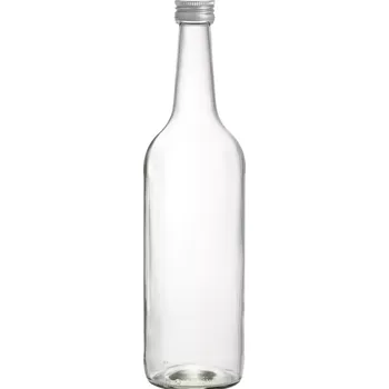 Placatka Láhev na alkohol, ocet, pálenku, 1 l, s uzávěrem