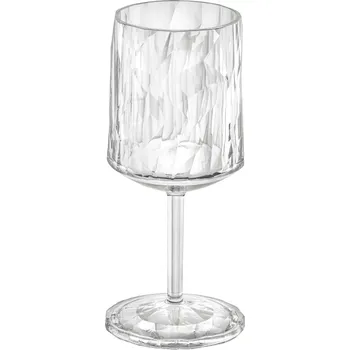 Sklenice Club sklenice na víno, plast, objem: 0,20 litru, výška: 175 mm, průměr: 80 mm