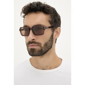 Sluneční brýle Sluneční brýle Zegna EZ0254.5571E hnědá 88X, vel. 55