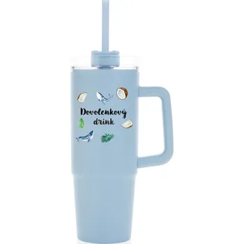 Termoska Personalizovaná termoska s průhledným víčkem s letním mixem