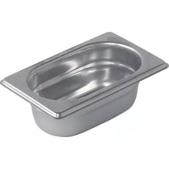 Dóza na potraviny Nerezová gastronádoba Pujadas GN 1/9 176x108 mm, výška 65 mm