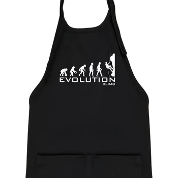 Kuchyňská zástěra Evolution Climb - Dětská zástěra na vaření - Univerzální velikost ( Černá )