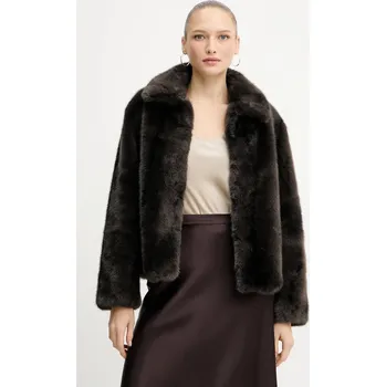 Dámský kabát Kabát Silvian Heach LIZOAIN GPA25011PL hnědá 89X, vel. 34