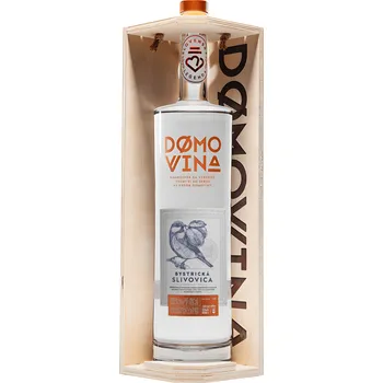 Pálenka Domovina Bystrická Slivovica 3l 52% (dárkové balení kazeta)