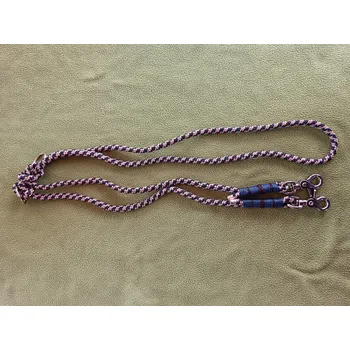 Vodítko pro psa Svět Tlapky Přepínací vodítko modro-béžové