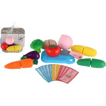 Dětská kuchyňka Sada krájecí zelenina s prkénkem pro děti
