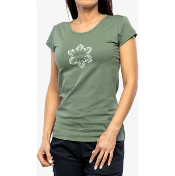 Dámské tričko Bavlněné tričko dámské Ocun Classic T Organic Flower - green duck