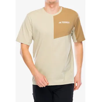Pánská móda Tričko adidas TERREX Multi Tee - savannah