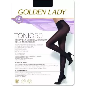 Dámské punčochy Dámské punčochové kalhoty Golden Lady Tonic 50 den nero/černá 5-XL