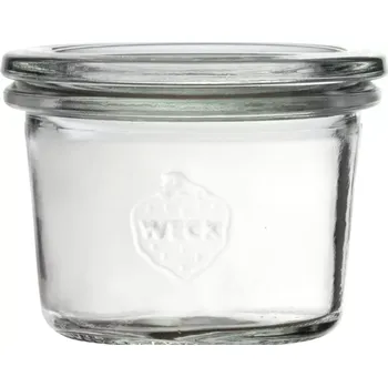 Zavařovací sklenice Weck 80 ml, s víčkem
