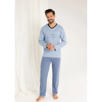 PÁNSKÉ PYŽAMO 495 BIG J/25 Modrá 2XL