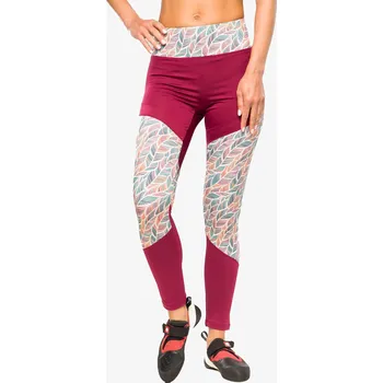 Dámská móda Lezecké legíny Ocun Rhea Leggings - wine rhododendron