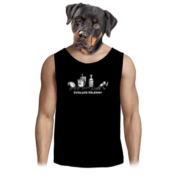 Pánské tílko Bastard Evoluce pálenky pánské tílko Black