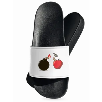 Pánské pantofle Bastard Bombovej účes pantofle White