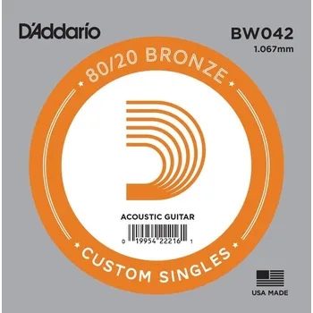 Struna pro kytaru a smyčcový nástroj D'Addario BW042 + prodloužená záruka 3 roky