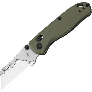 kapesní nůž Kizer Drop Bear Utility Azo SK5 & 5Cr15 Olivově zelená G10 V3619JA6