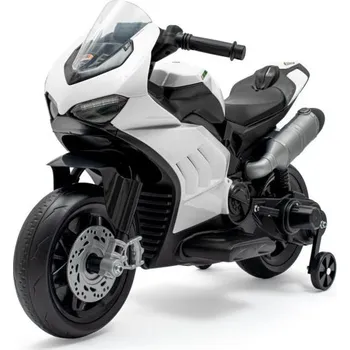 Dětské elektrovozidlo Dětská elektrická motorka Baby Mix Supersport bílá