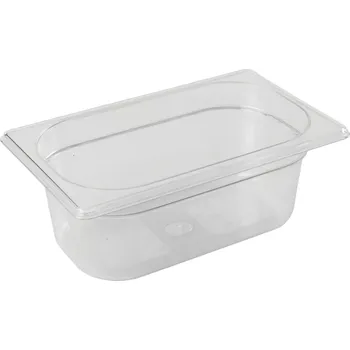 Dóza na potraviny gastro nádoba GN 1/4 265x162 mm polykarbonát v=150 mm Pujadas