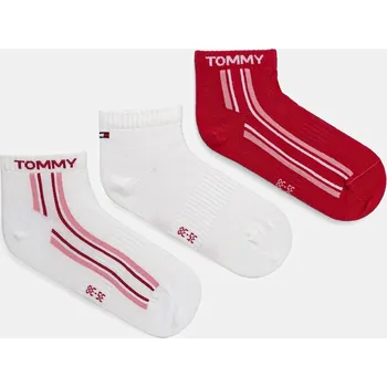 Pánské oblečení Dětské ponožky Tommy Hilfiger 3-pack 701236332.9BYA růžová 30X, vel. 35/38