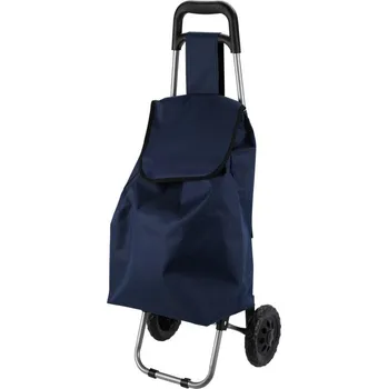 Nákupní taška EXCELLENT HOUSEWARE Nákupní taška na kolečkách 33 l modrá KO-CM6000030modr