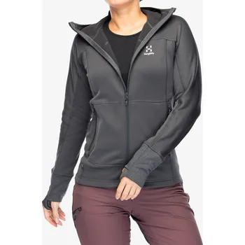 Dámská mikina Dámská mikina s kapucí Haglofs Betula Hood - magnetite