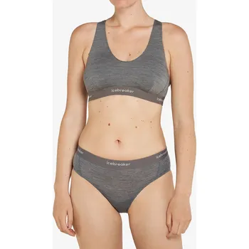 Podprsenka Sportovní podprsenka Icebreaker Merino 125 Cool-Lite Sprite Racerback Bra - gritstone hthr