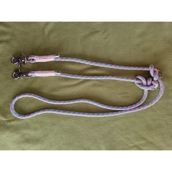 Vodítko pro psa Svět Tlapky Přepínací vodítko růžovo-zelené