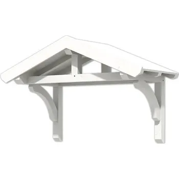 Stříška nad vchodové dveře Vchodová stříška Skanholz Stettin 180x80 cm bílá