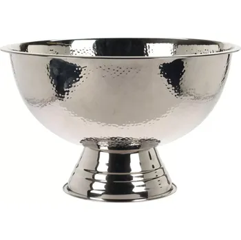 Chladič na víno Chladící nádoba na šampaňské tepaná nerez Gastro 40 cm