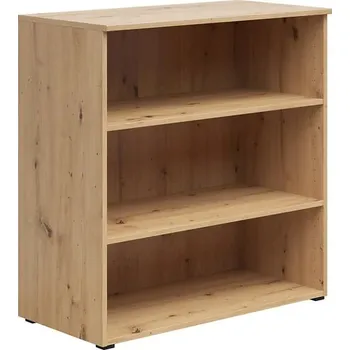 regál Regál MultiDo 80 cm s 3 policemi - Black Red White - BRW Dub Artisan 80x83 cm