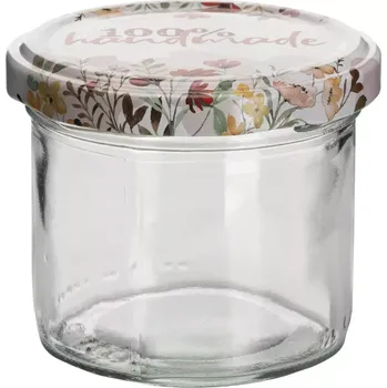 Sklenice Zavařovací sklenice Gastro 125 ml, víčko šroubovací handmade, sada 6 ks