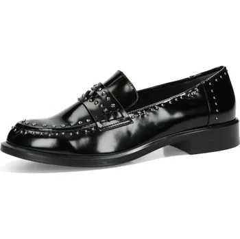 Dámské mokasíny Tamaris dámské módní polobotky - černé