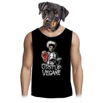 Pánské tílko Bastard Odstup vegane pánské tílko Black