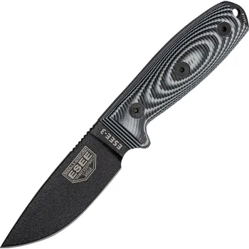 kapesní nůž ESEE Plain Black Model 3 3D Sheath Black