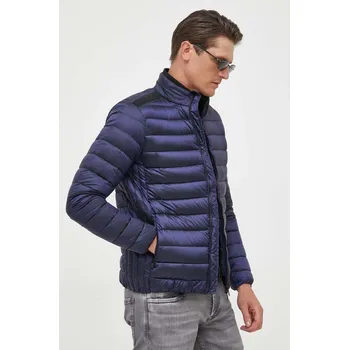 Péřová bunda Guess LIGHT pánská, tmavomodrá barva, přechodná, M1RL47 WDQ50 M1RL47.WDQ50 59A, vel. S