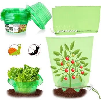 Přípravek proti hmyzu 24 kusů, 12 obojků proti šnekům s 12 sáčky na ochranu proti hmyzu, o 99 % více ochrany před šneky,