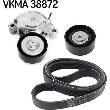 Sada kladky s žebrovaným řemenem SKF VKMA 38872