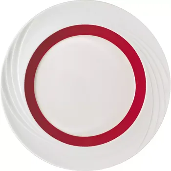 Talíř SCHÖNWALD Donna Senior Talíř mělký, okraj, průměr 241 mm, červený