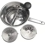 Pasírovací síto/pasírovač nerez 24 cm, 3 různé vložky