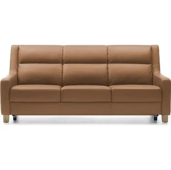 Pohovka 3-místná pohovka Way - Bydgoskie Meble ev 12 sabbia, Přírodní Dub 218x101 cm