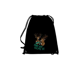 Sportovní vak Bastard Hory lesy ulejme si vak Black