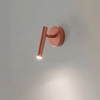 Lampička SIGMA Nástěnné světlo Sopel, cihlově červené, 1 žárovka, ocel, výška 15 cm cihlově červená 1 x 10 W LED - Doprava zdarma