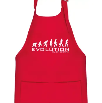Kuchyňská zástěra Evoluce Businessman - Dětská zástěra na vaření - Univerzální velikost ( Červená )