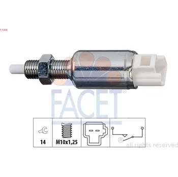 Spínač, ovládání spojky (řízení motoru) FACET 7.1258