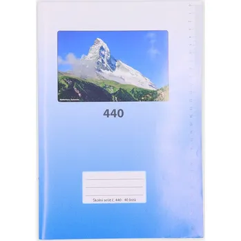 Sešit A4 čistý 40l. - 440